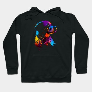 Psychedelic Puppy Silhouette #3 Hoodie